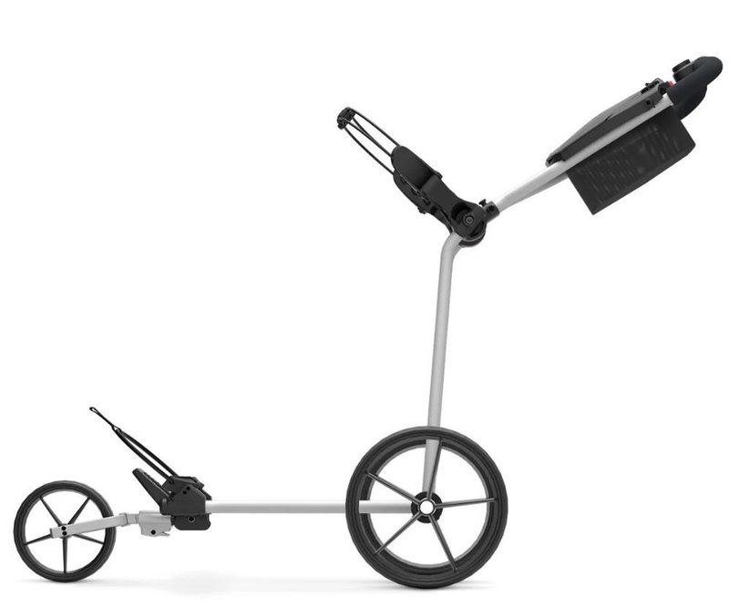 Big Max e-TI 3 elektrický golfový vozík, šedá (vrátane batérie a nabíjačky)