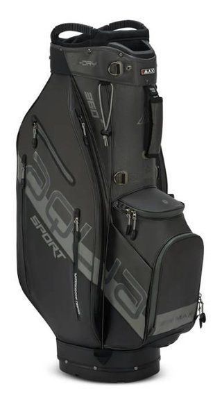Big Max Aqua Sport 360 2 cart bag, čierna/charcoal/sivá