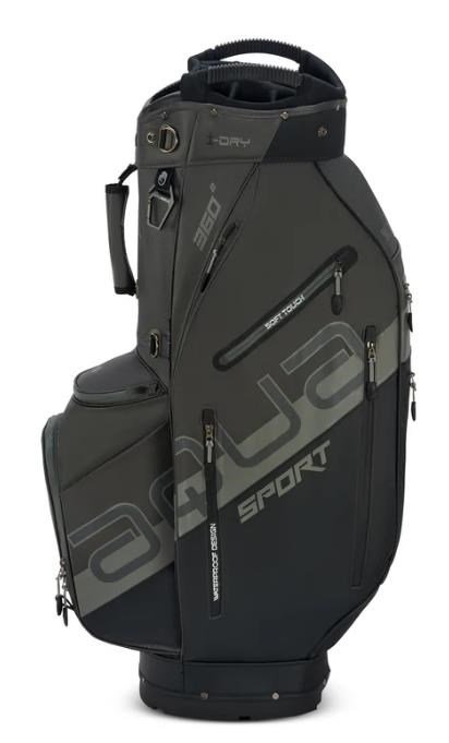 Big Max Aqua Sport 360 2 cart bag, čierna/charcoal/sivá