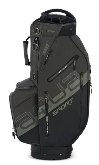 Big Max Aqua Sport 360 2 cart bag, čierna/charcoal/sivá