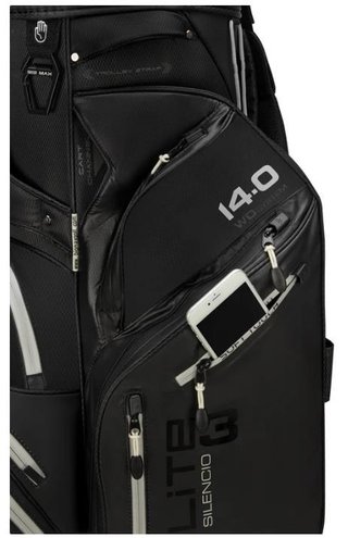 Big Max Dri Lite Silencio 3 Organizer cart bag, čierny