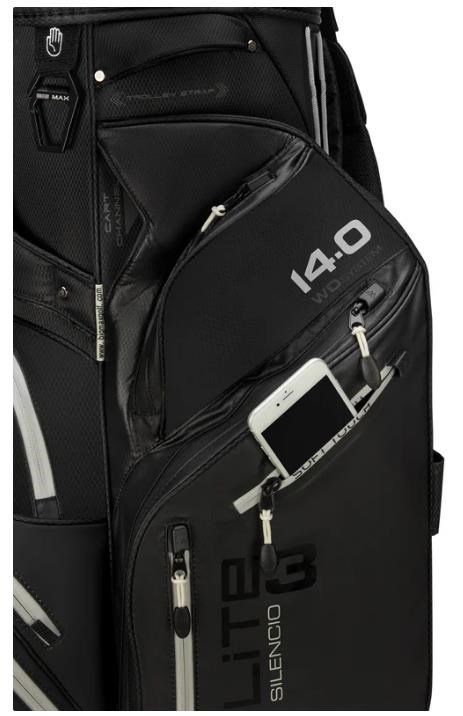 Big Max Dri Lite Silencio 3 Organizer cart bag, čierny