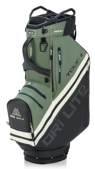 Big Max Dri Lite Tour 2 cart bag, black/olive/off white