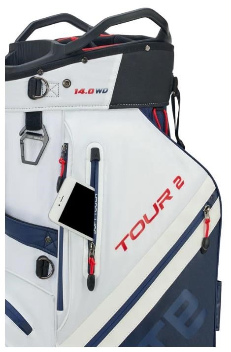 Big Max Dri Lite Tour 2 cart bag, červená/biela/navy