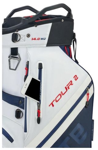 Big Max Dri Lite Tour 2 cart bag, červená/biela/navy