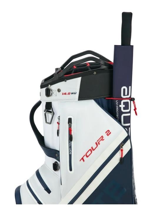 Big Max Dri Lite Tour 2 cart bag, červená/biela/navy