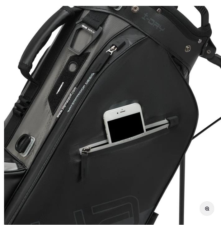 Big Max Aqua Eight H stand bag, black/charcoal
