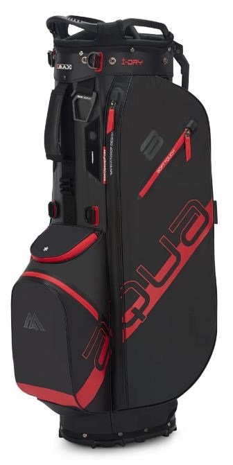Big Max Aqua Eight H stand bag, čierno/červený