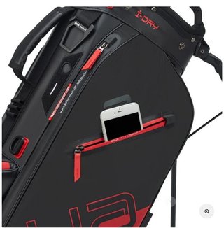 Big Max Aqua Eight H stand bag, čierno/červený