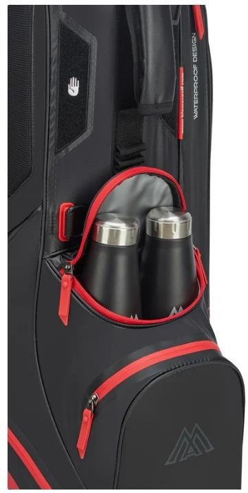 Big Max Aqua Eight H stand bag, čierno/červený