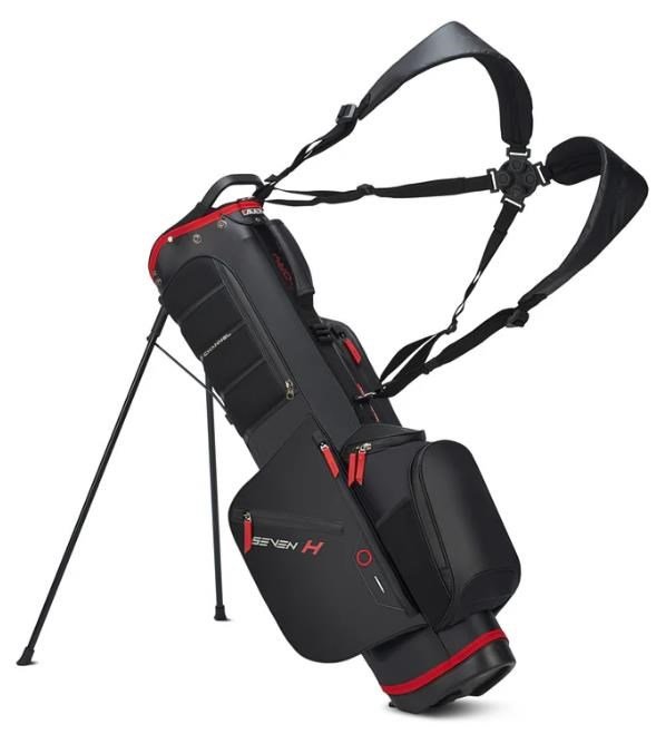 Big Max Aqua Seven H stand bag, čierno/červený