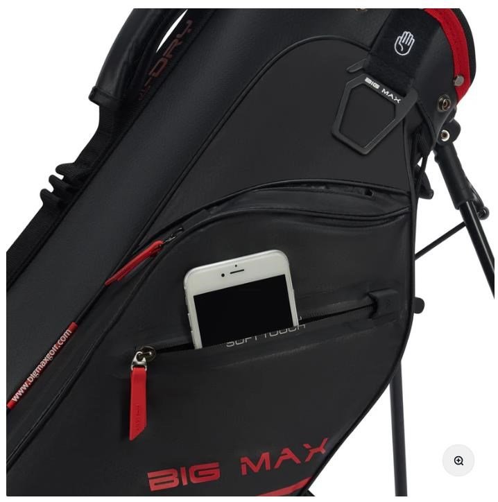 Big Max Aqua Seven H stand bag, čierno/červený