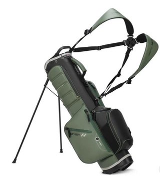 Big Max Aqua Seven H stand bag, forest green/charcoal/lime