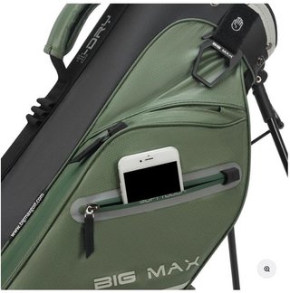 Big Max Aqua Seven H stand bag, forest green/charcoal/lime