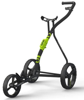 Wishbone One tlačný vozík, charcoal lime