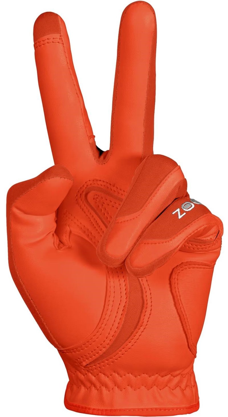 Zoom Zoom Hybrid dámska golfová rukavica, oranžová
