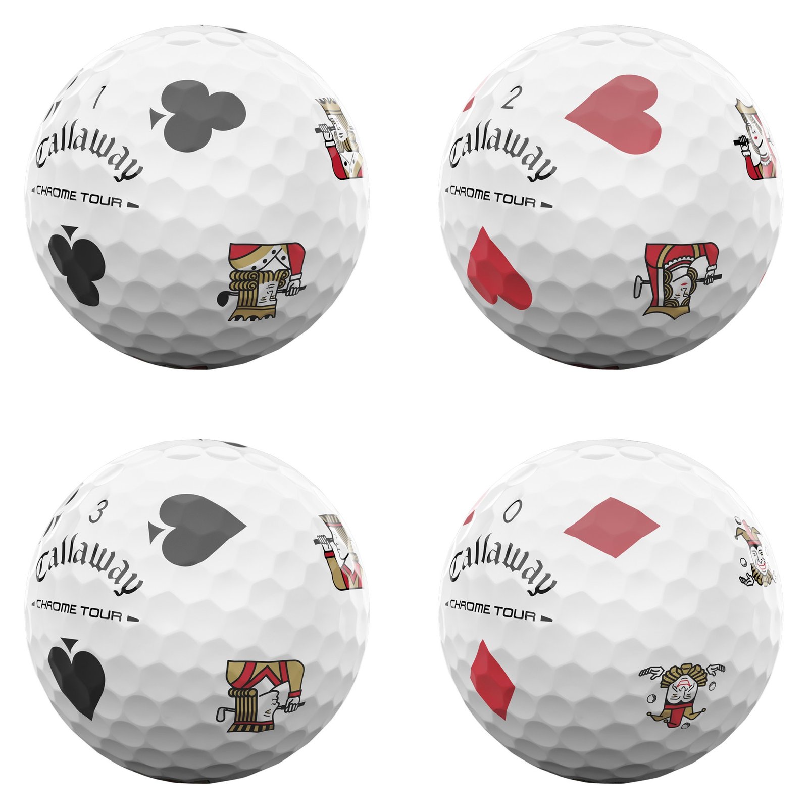 Callaway Chrome Tour Truvis Suits golfové loptičky 2026
