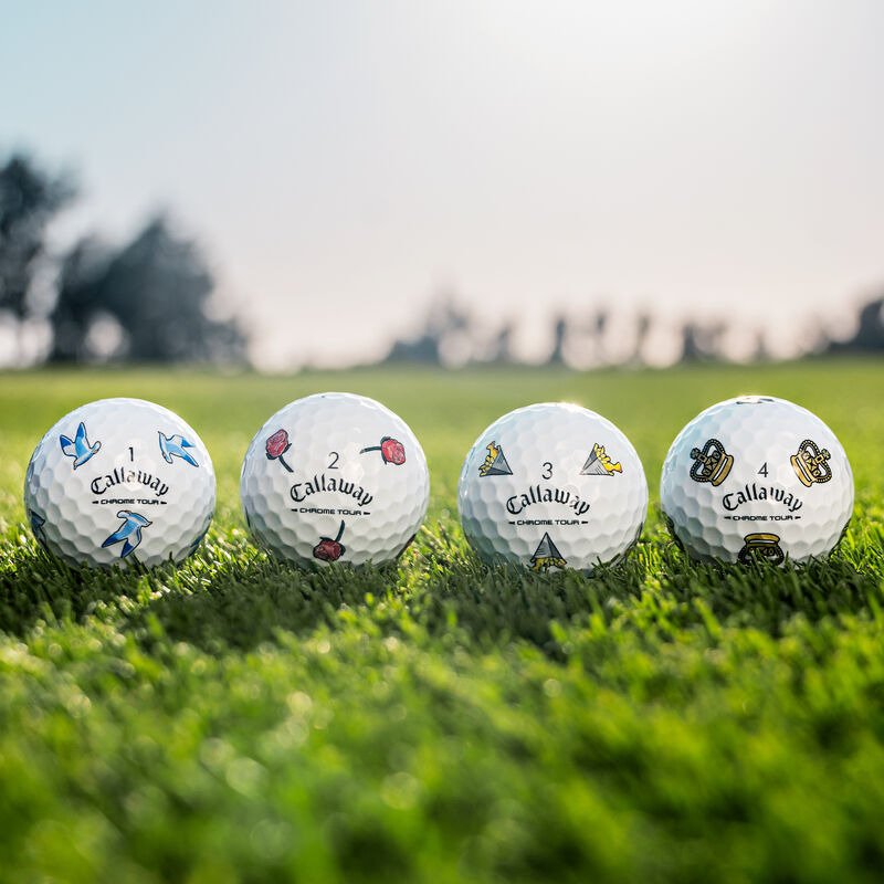 Callaway Limited Edition Chrome Tour Major Series: July Major 2026 golfové loptičky