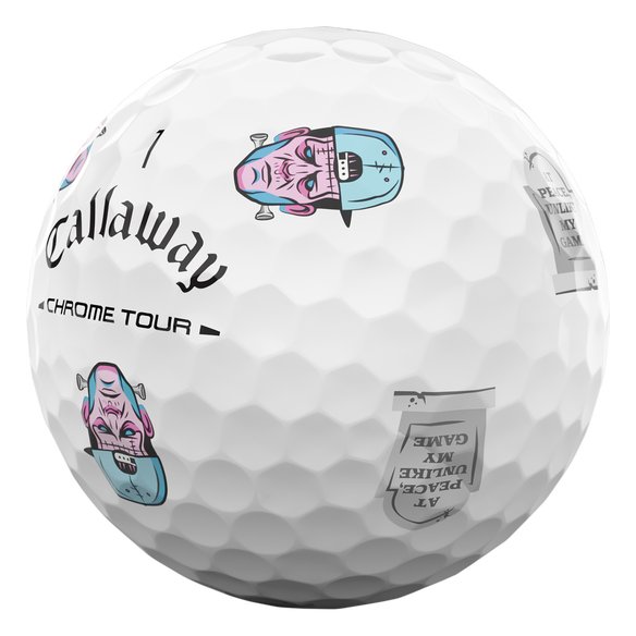 Callaway Chrome Tour Truvis golfové loptičky, Halloween