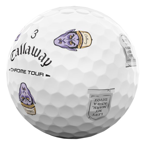 Callaway Chrome Tour Truvis golfové loptičky, Halloween