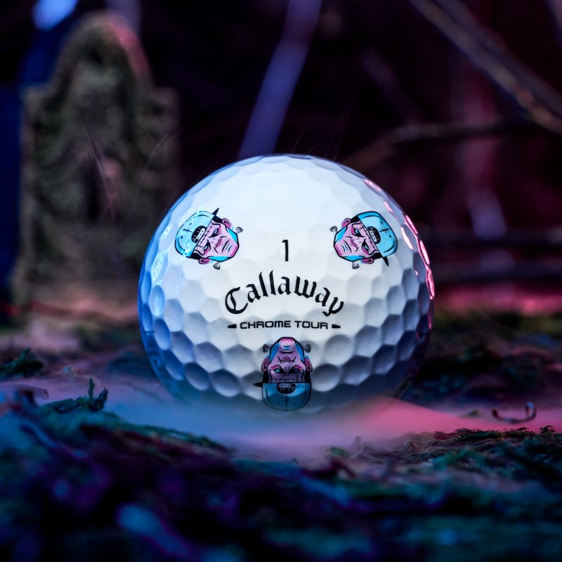 Callaway Chrome Tour Truvis golfové loptičky, Halloween