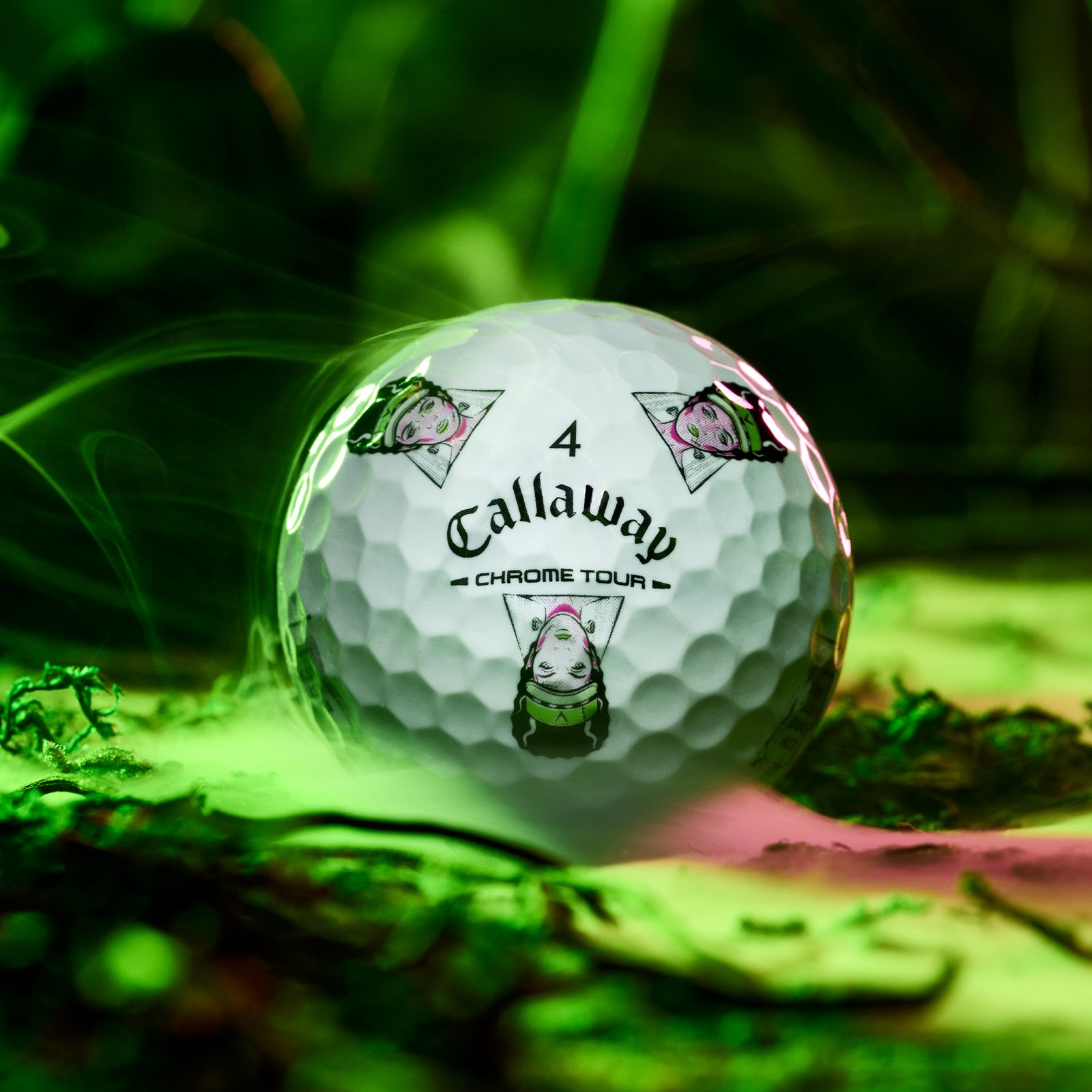 Callaway Chrome Tour Truvis golfové loptičky, Halloween