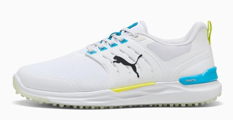 Puma Ignite Elevate 2 pánske golfové topánky, bílo/modré