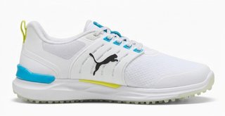 Puma Ignite Elevate 2 pánske golfové topánky, bílo/modré