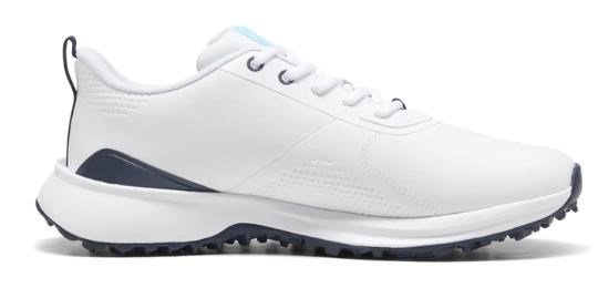 Puma Fusion Grip 6 Evo pánske golfové topánky, bielo/strieborné
