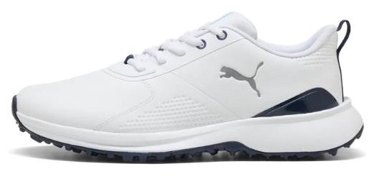 Puma Fusion Grip 6 Evo pánske golfové topánky, bielo/strieborné