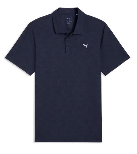 Puma Mattr Deco Jacquard pánske polo, deep navy