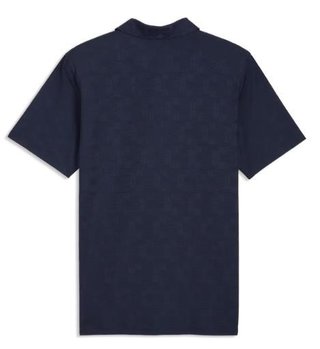 Puma Mattr Deco Jacquard pánske polo, deep navy