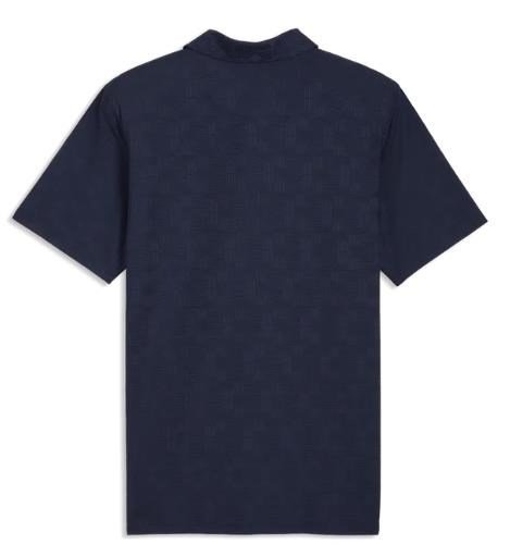 Puma Mattr Deco Jacquard pánske polo, deep navy