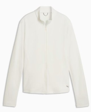 Puma Pure Textured Full-Zip dámska bunda, warm white