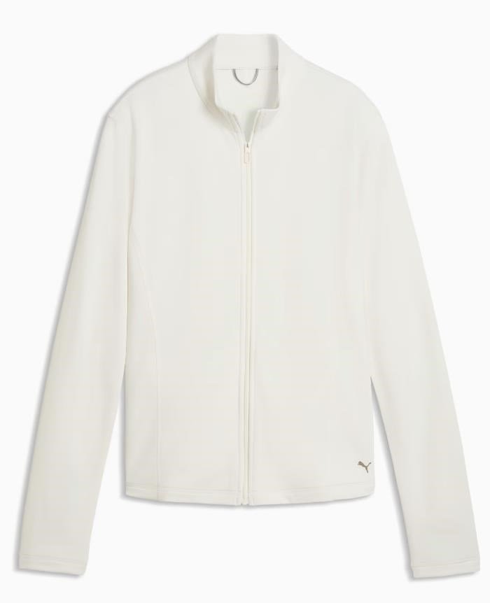 Puma Pure Textured Full-Zip dámska bunda, warm white