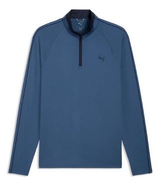 Puma Pure 3.0 1/4 Zip pánska mikina, dark indigo/deep navy