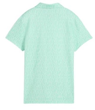 Puma Cloudspun Wavey dámske polo, mint jelly