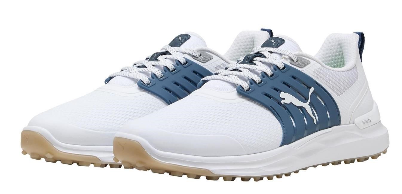 Puma IGNITE Elevate 2 pánske golfové topánky, bílo/modré