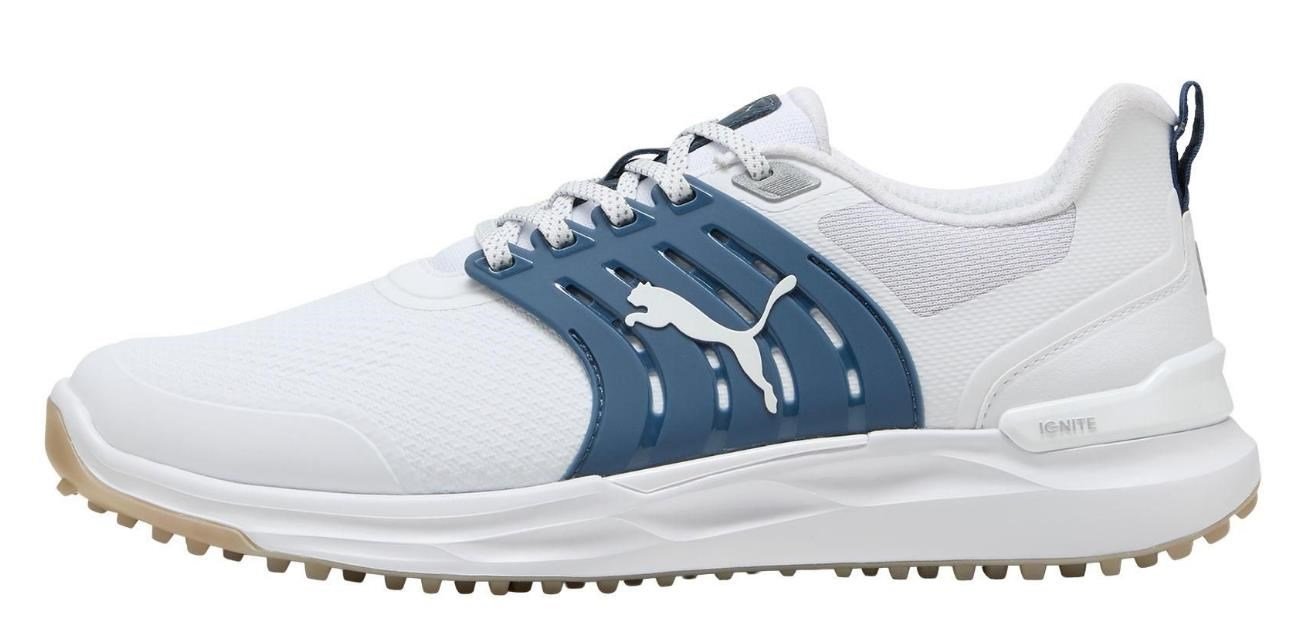 Puma IGNITE Elevate 2 pánske golfové topánky, bílo/modré