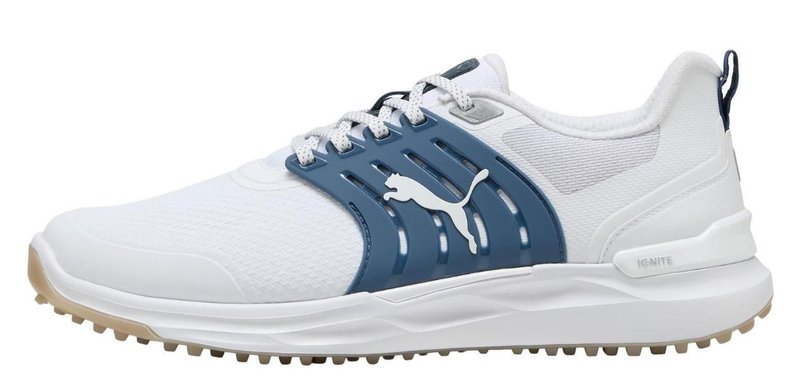Puma IGNITE Elevate 2 pánske golfové topánky, bílo/modré