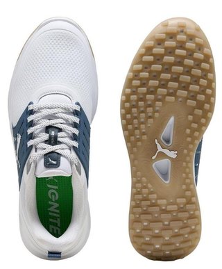 Puma IGNITE Elevate 2 pánske golfové topánky, bílo/modré