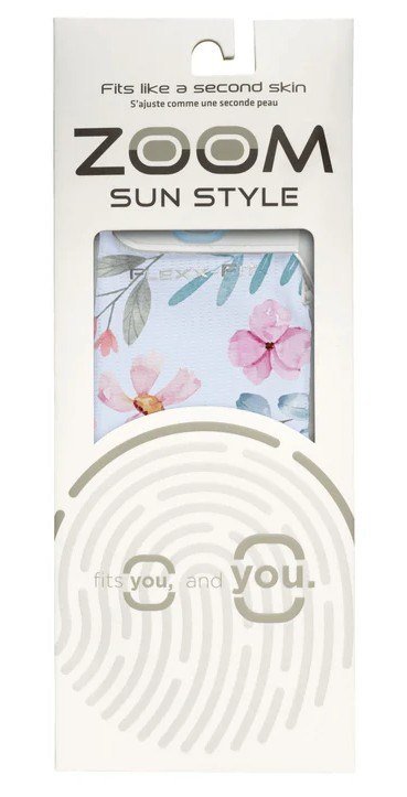 Zoom Sun Style Powernet dámska rukavica, biela/kvetinová