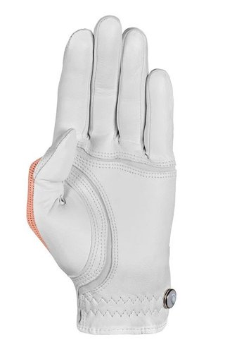Zoom Zoom Sun Style Powernet dámska golfová rukavica, bielo/oranžová