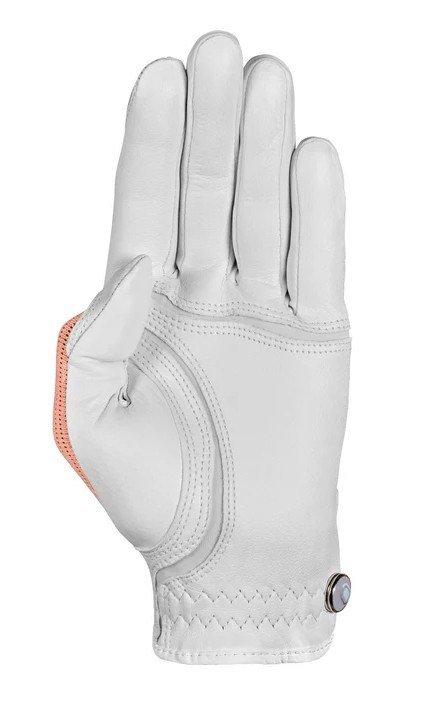 Zoom Zoom Sun Style Powernet dámska golfová rukavica, bielo/oranžová