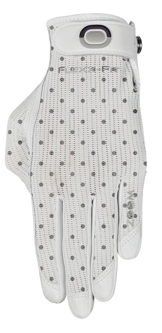 Zoom Sun Style Powernet dámska rukavica, biela/polka dot