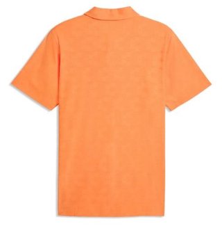 Puma Mattr Deco Jacquard pánske polo, melon glow
