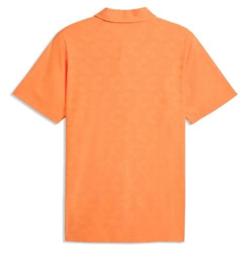 Puma Mattr Deco Jacquard pánske polo, melon glow