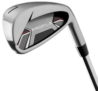 Wilson Profile pánsky golfový set (oceľ), MLH + stand bag, čierna/červená/strieborná
