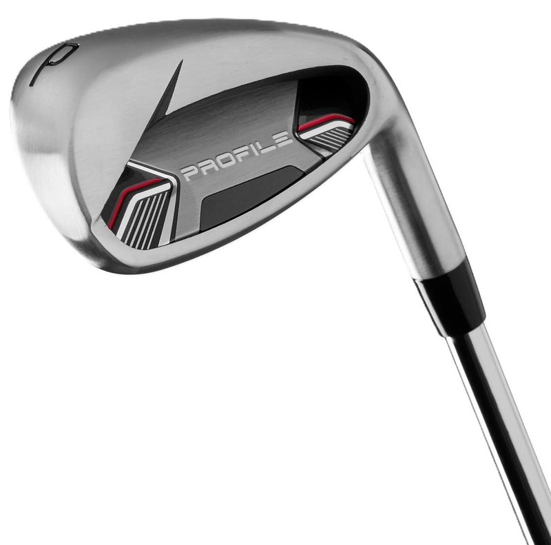 Wilson Profile pánsky golfový set (oceľ), MLH + stand bag, čierna/červená/strieborná