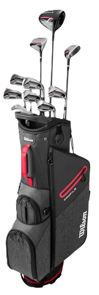 Wilson Profile pánsky golfový set (grafit), MLH + stand bag
